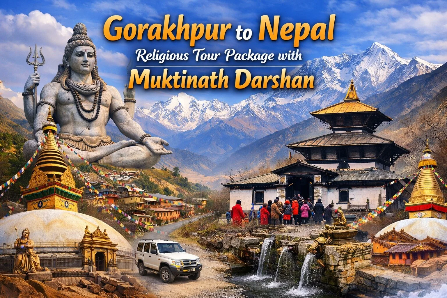 Gorakhpur to Nepal Religious Tour Package with Muktinath Darshan