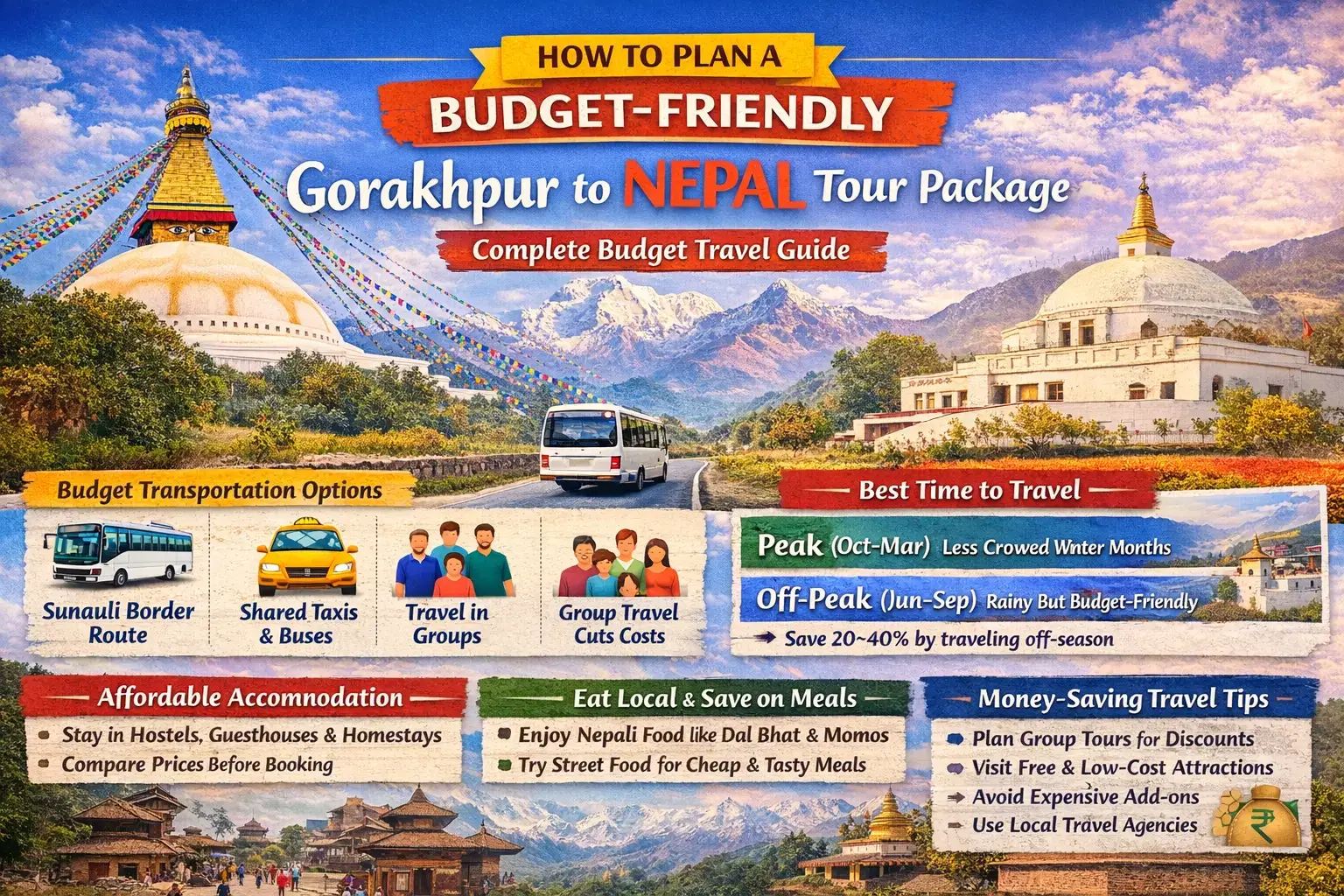 How to Make Gorakhpur to Nepal Tour Package More Affordable