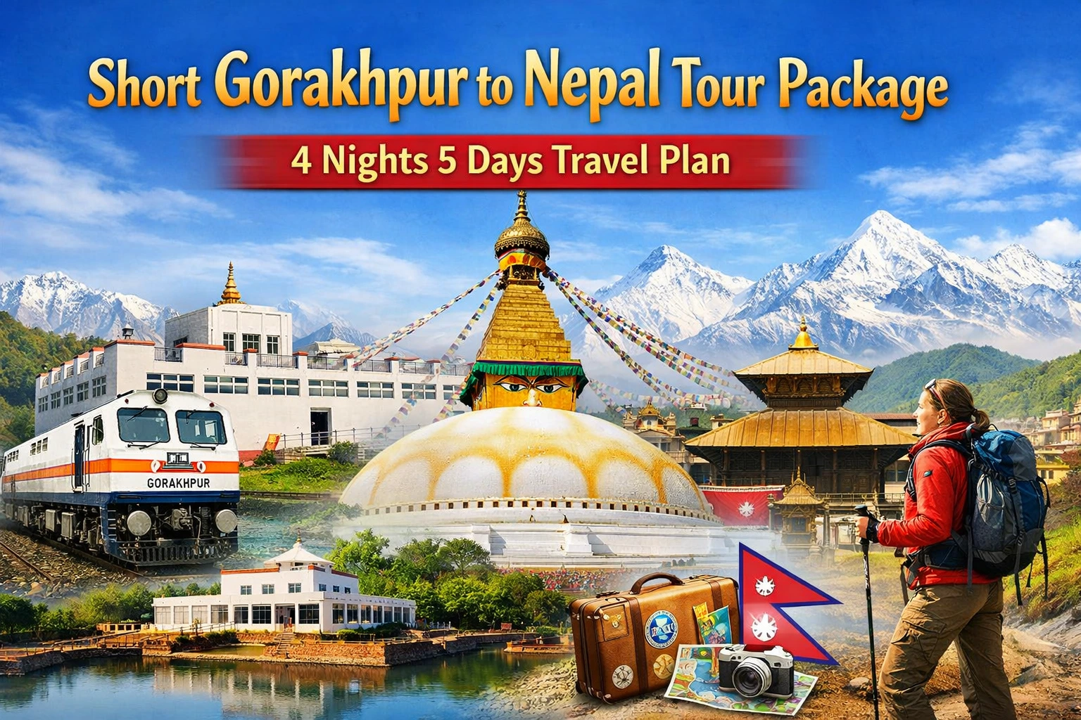 Short Gorakhpur to Nepal Tour Package – 4 Nights 5 Days Travel Plan