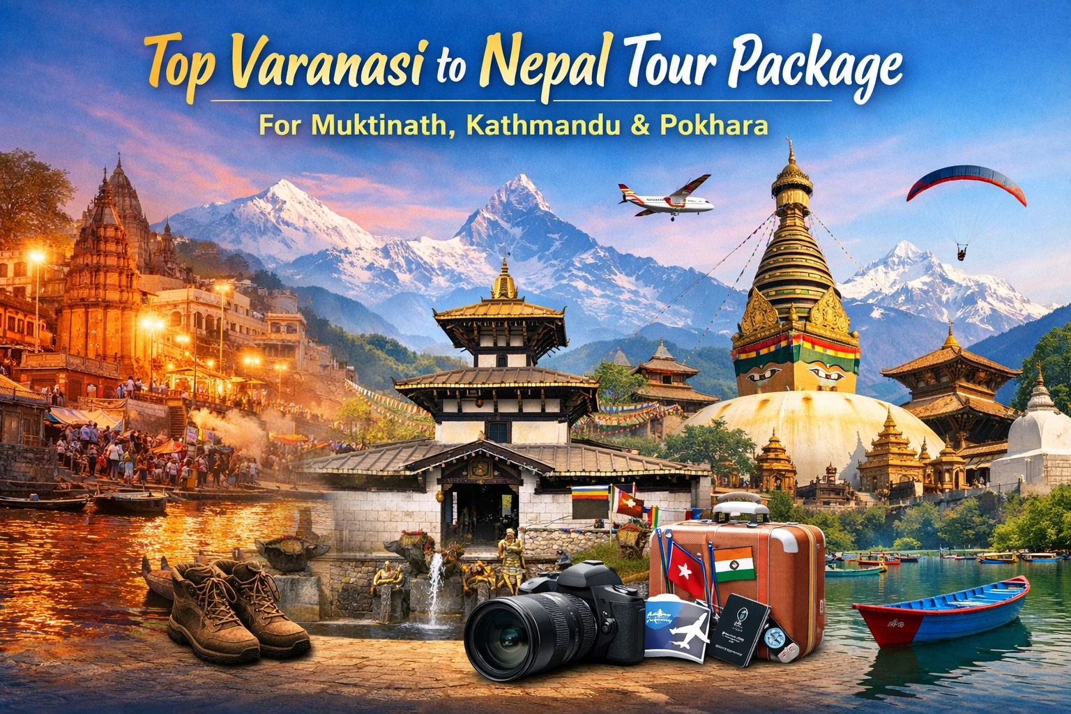 Top Varanasi to Nepal Tour Package for Muktinath, Kathmandu & Pokhara